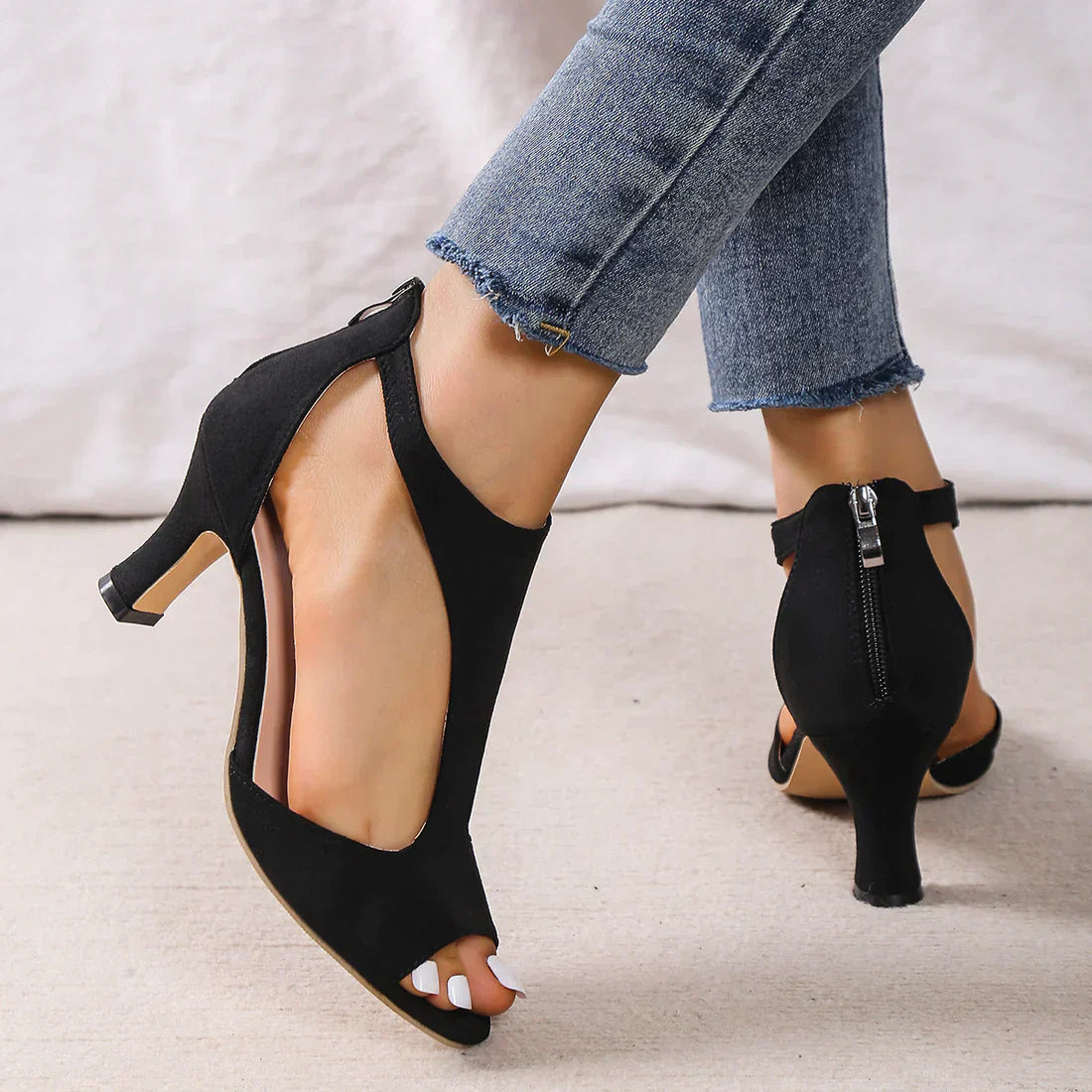 Ava | Women’s Orthopaedic Sandals with Heel