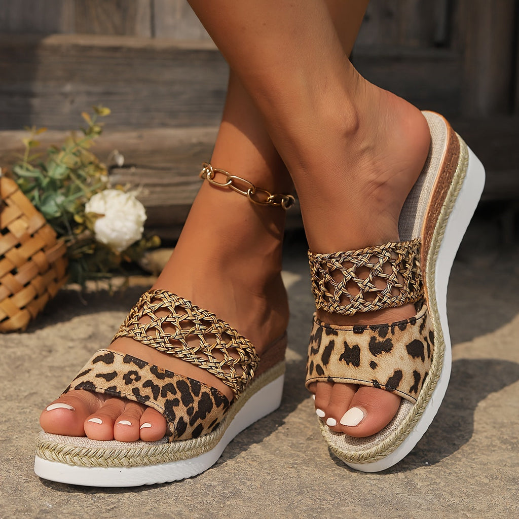 Sonoma | Women’s Woven Wedge Sandals with Cushioned Sole