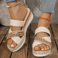 Colette | Women’s Woven Sandals with Braided Straps