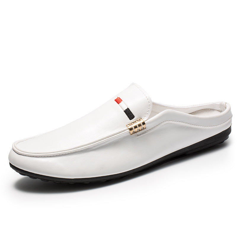 Reece Harding | Premium Leather Loafer Mules For Men