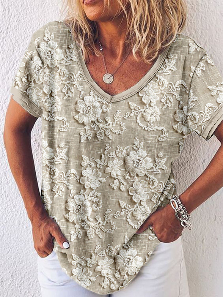 Allyra | Women’s Floral Blouse with Flowing Silhouette
