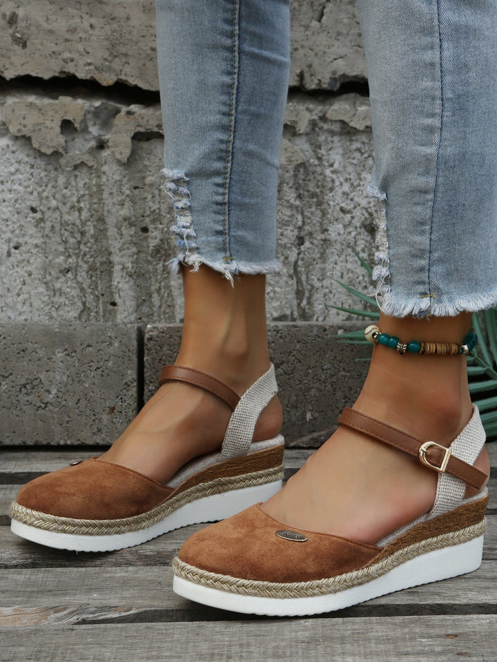 Valentina Rossi | Comfort Wedge Mary Jane Shoes For Women