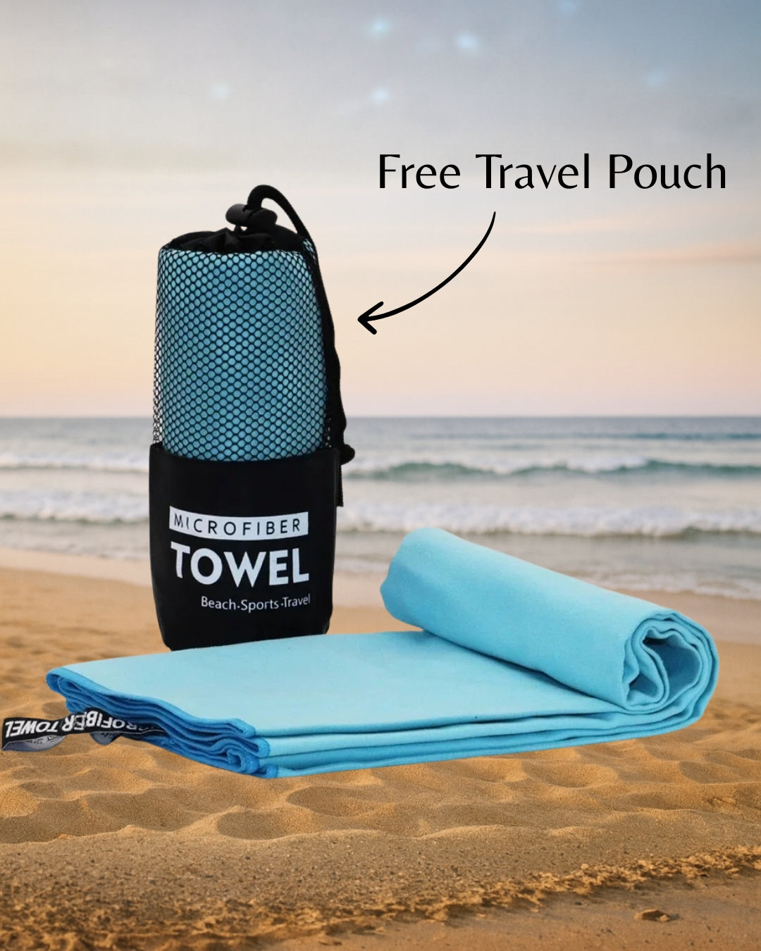 Belle | Women’s Microfiber Travel Towel with Quick-Dry