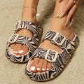 Zeze |  Women’s Double-Buckle Slide with Cushioned Comfort