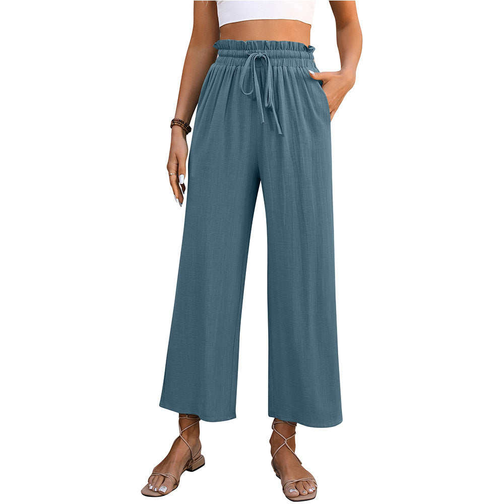 Bridget Wallace | Wide Leg High Waist Trousers For Women