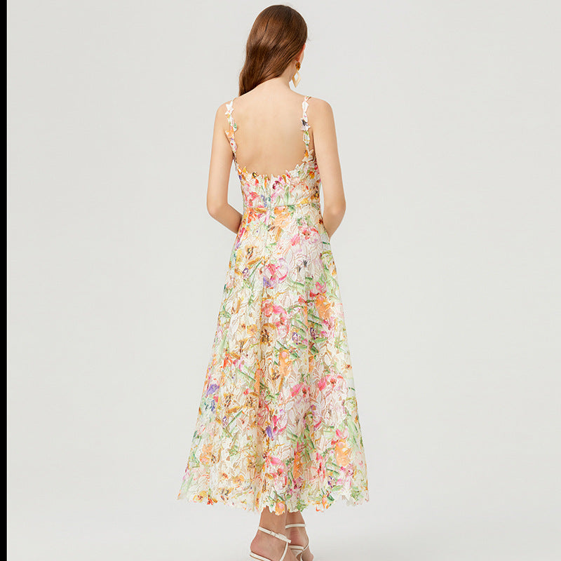 Niamh Farrell | Floral Lace Races Dress For Women