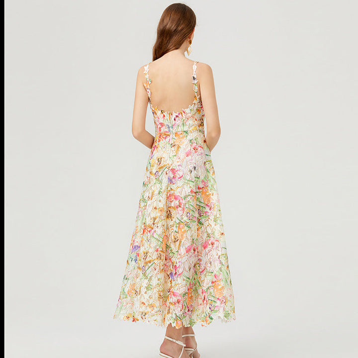 Niamh Farrell | Floral Lace Races Dress For Women
