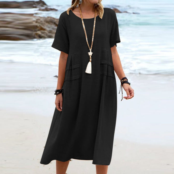 Georgia Blackwood | Relaxed Linen Summer Dress For Women