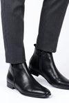 Alessio Romano | Minimalist Leather Chelsea Boots For Men