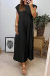 Simone | Lightweight and Refined Pleated Dress