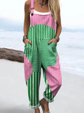 Milly | Women’s Abstract Print Jumpsuit with Cinched Waist