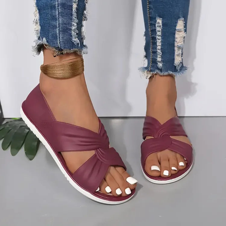 Bella | Women’s Knot-Design Sandals with Cushioned Footbed