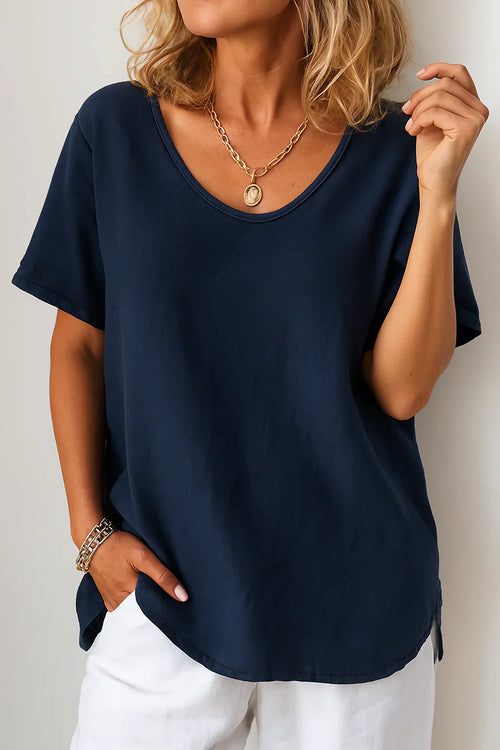 Amanda | Women’s Relaxed Top with Draped Comfort