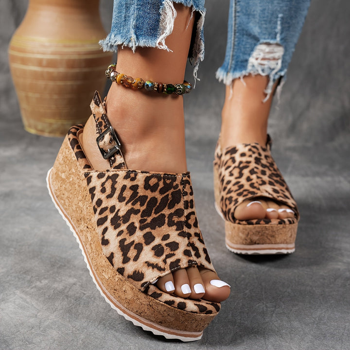 Luna | Platform Buckle Sandals - EVA shock absorbing sole