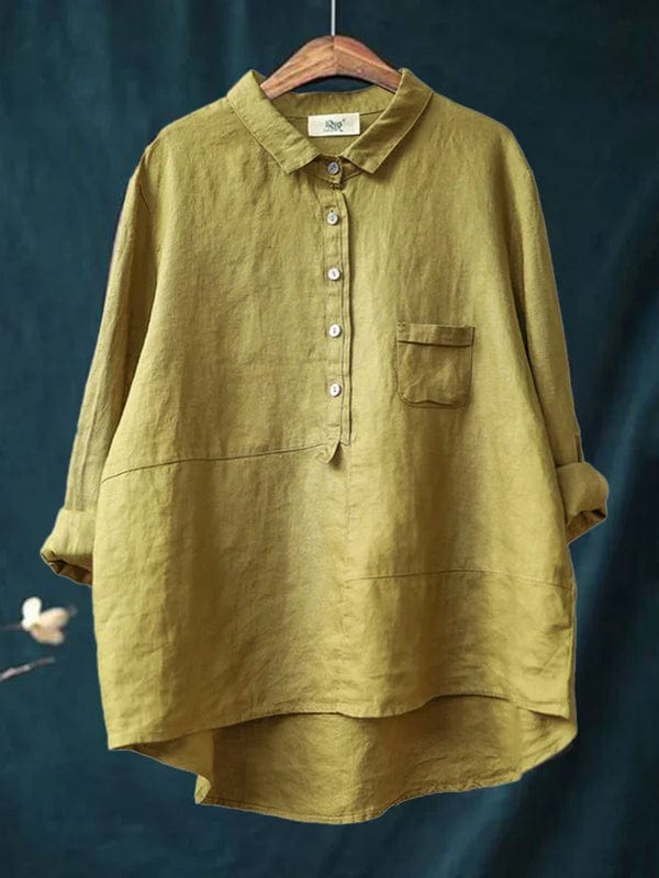 Tove | Women’s Timeless Blouse with Flattering Draped Fit