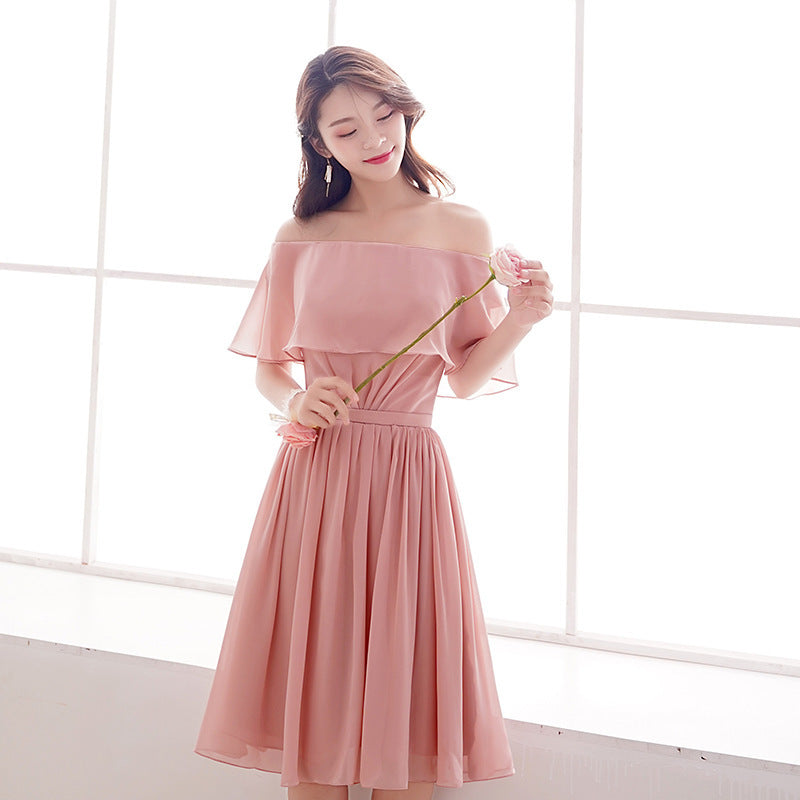 Claire Ashworth | Elegant Chiffon Graduation Dress For Women