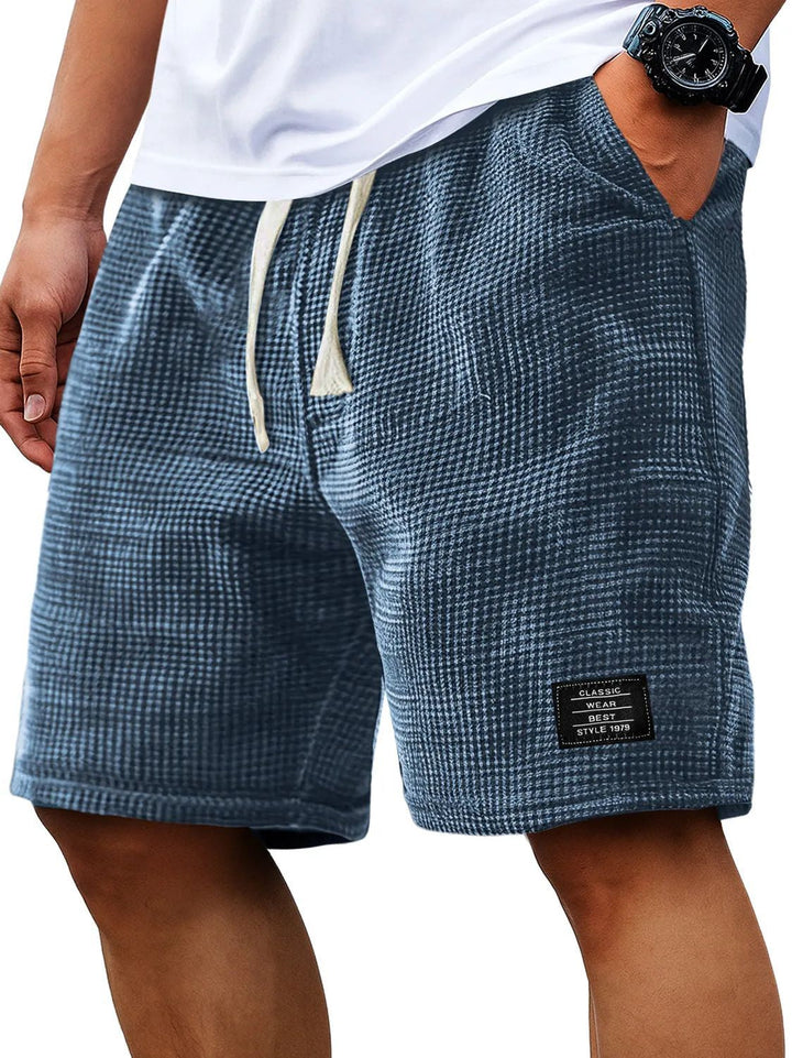 Corey Whitworth | Waffle-Knit Casual Shorts For Men