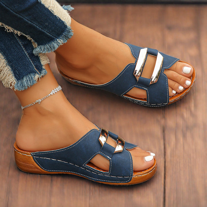 Capri™ | Buckle Slide Sandals