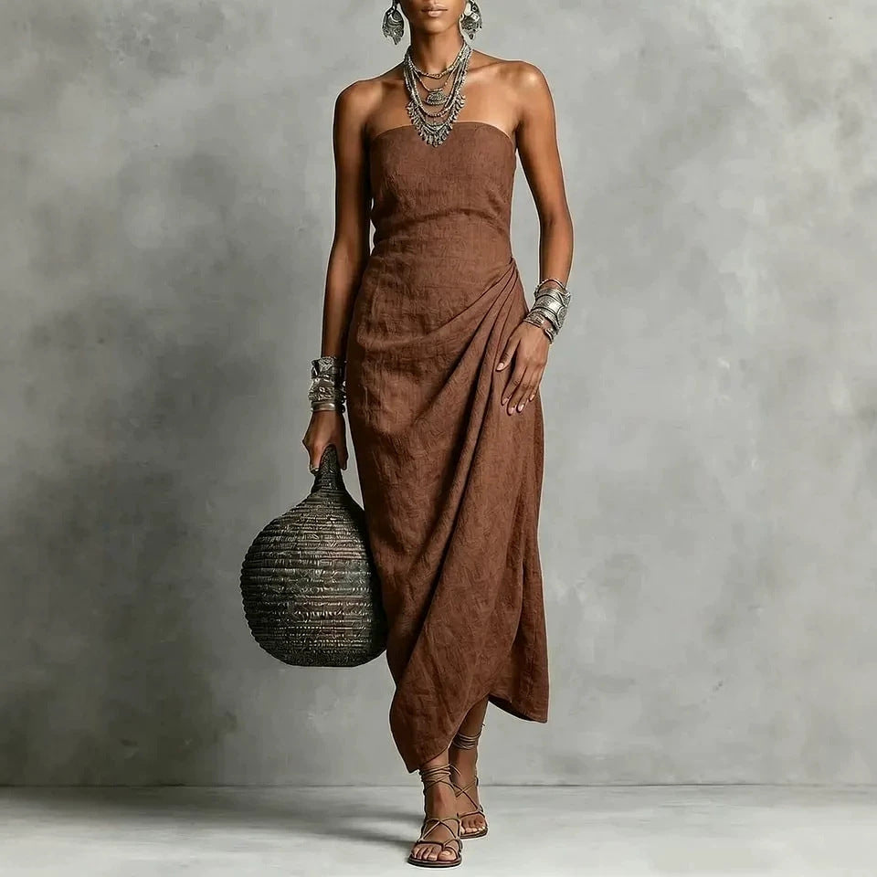 Matilda Robertson | Strapless Summer Dress For Women