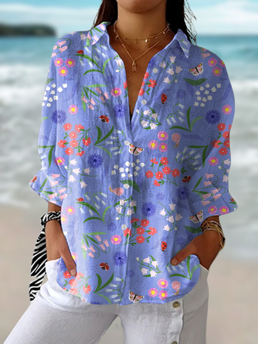 Felicia | Women’s Felicia Bloom Meadow Blouse with Florals