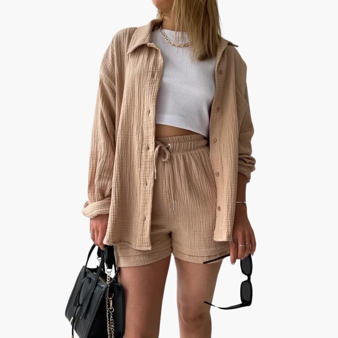 Rosalie | Women’s Casual Two Piece Set with Shorts