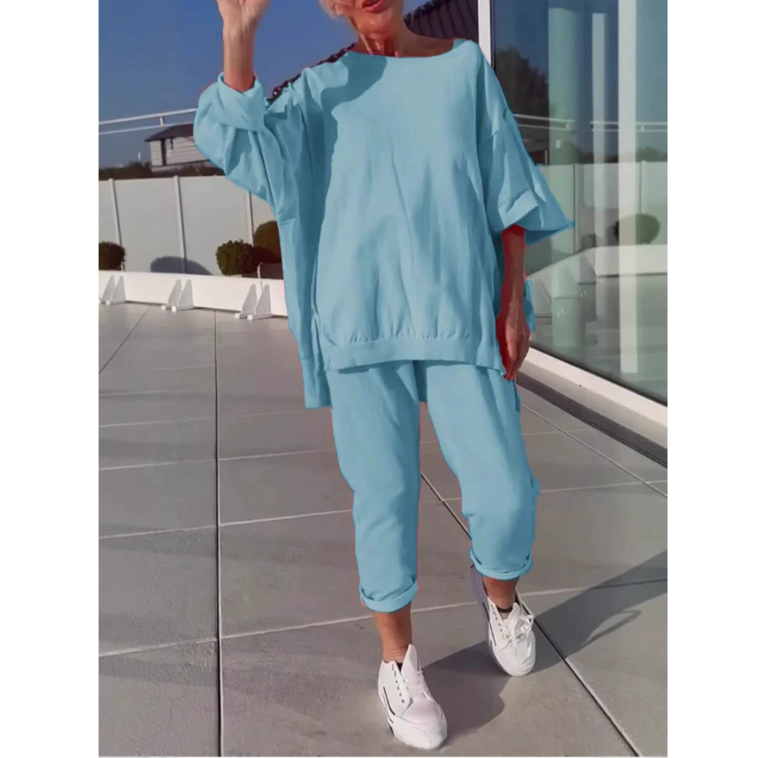 Gilda | Women’s Relaxed Loungewear Set with Draped Silhouette