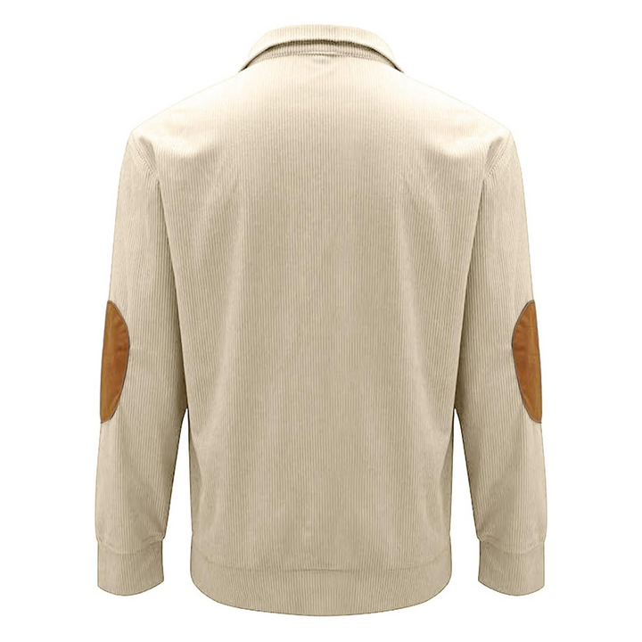 Lachlan Bennett | Corduroy Quarter-Button Sweatshirt For Men