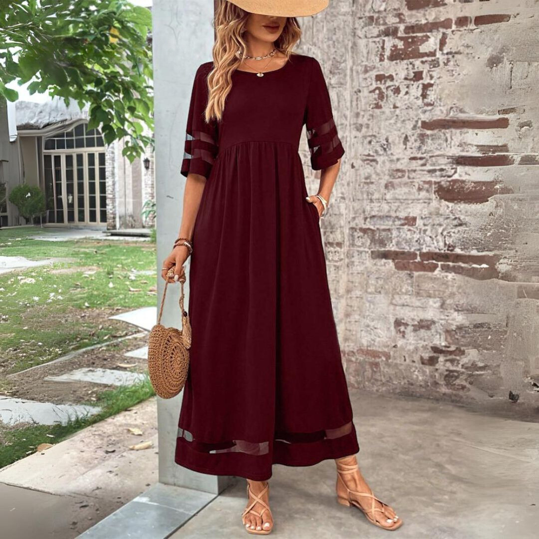 Tahlia | Women’s Tummy Coverage Dress with Elegant Draping