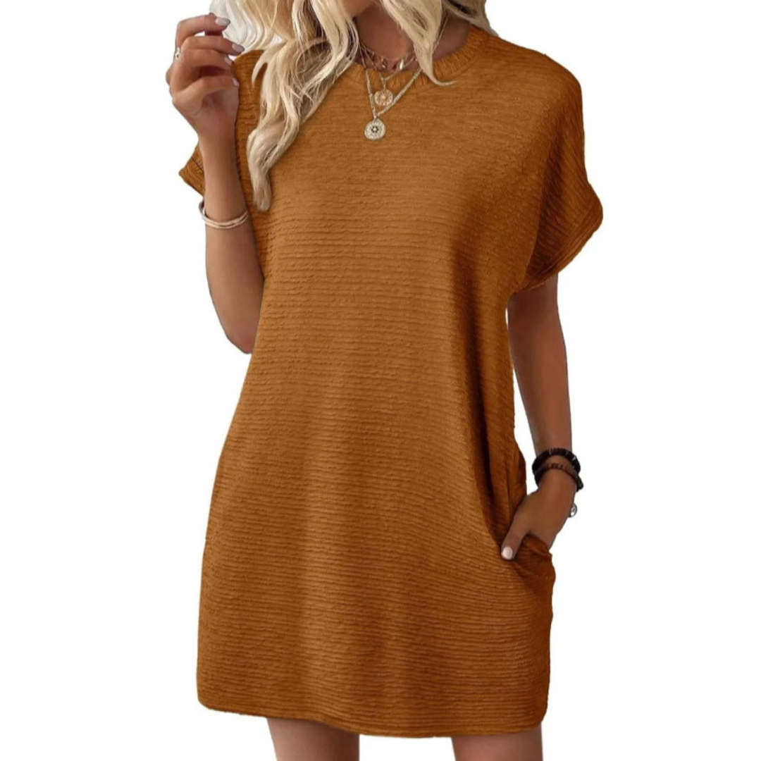 Tara | Women’s Oversized T-Shirt Dress with Pockets