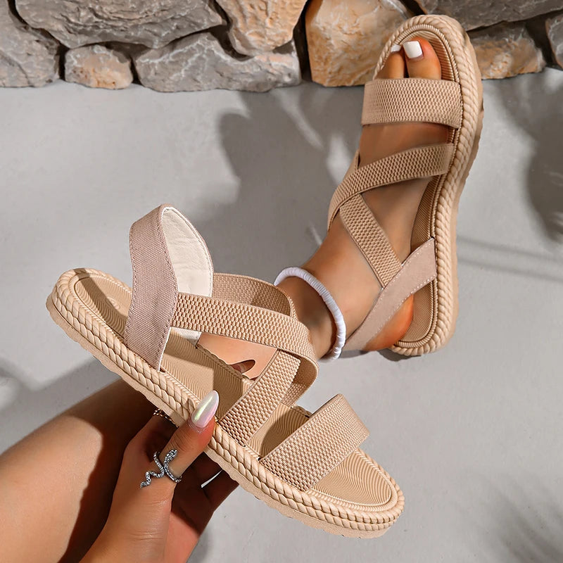 Zaha | Women’s Espadrille Sandals with Cushioned Sole