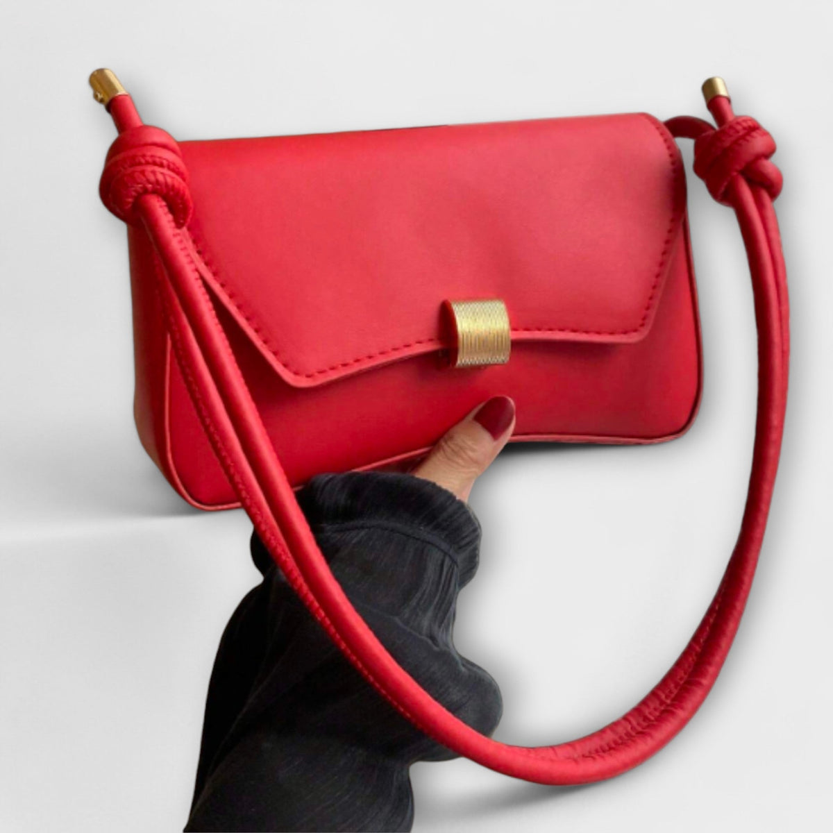 Elida | Women’s Shoulder Bag with Gold Hardware