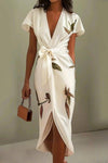 Billie™ | Elegant Wrap Midi Dress