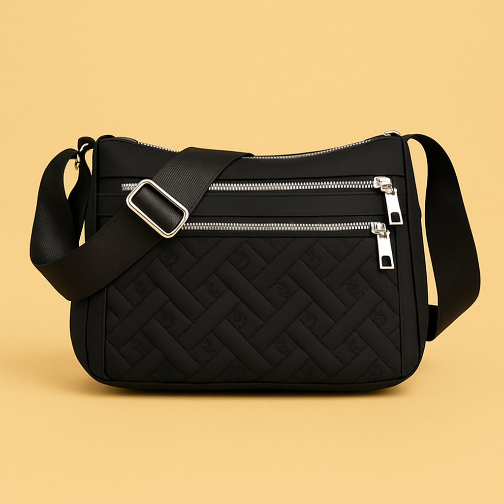 Novara | Women’s Nylon Shoulder Bag with Water-Resistant Coating