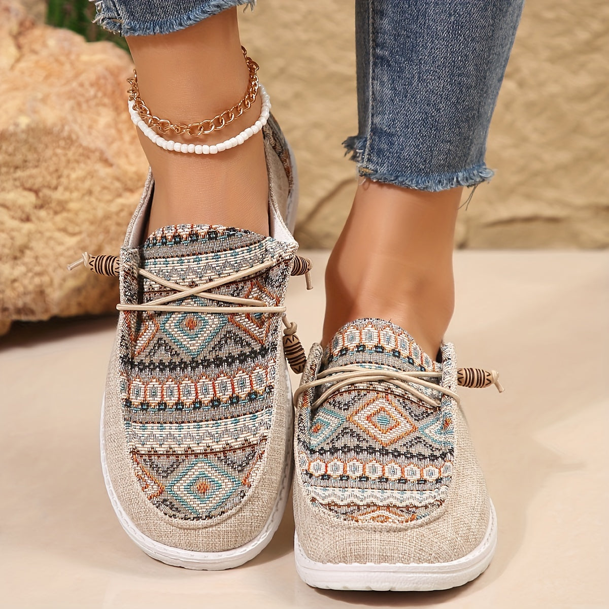 Sonora | Women’s Tribal Sneakers with Cushioned Insole