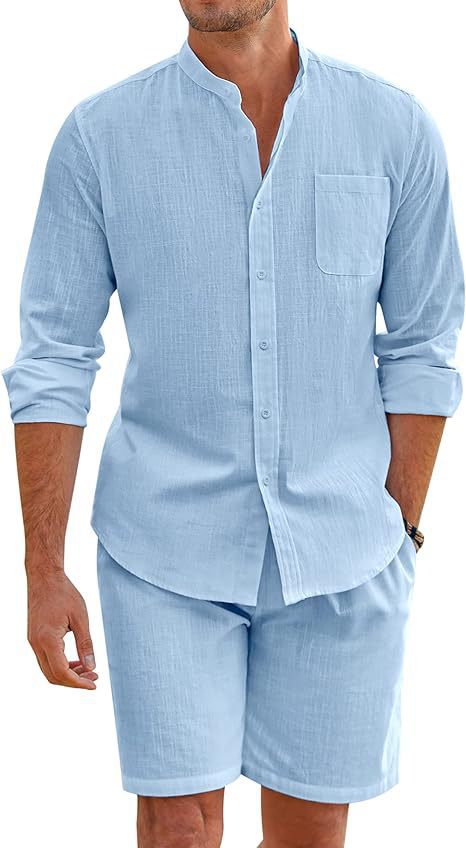 Samuel Kingsley | Relaxed-Fit Two-Piece Shirt &amp; Shorts Set For Men