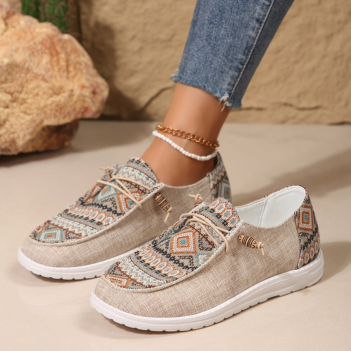 Sonora | Women’s Tribal Sneakers with Cushioned Insole