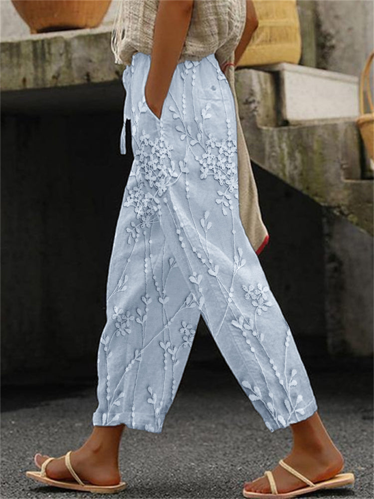 Allira | Women’s Printed Trousers with Bold Pattern