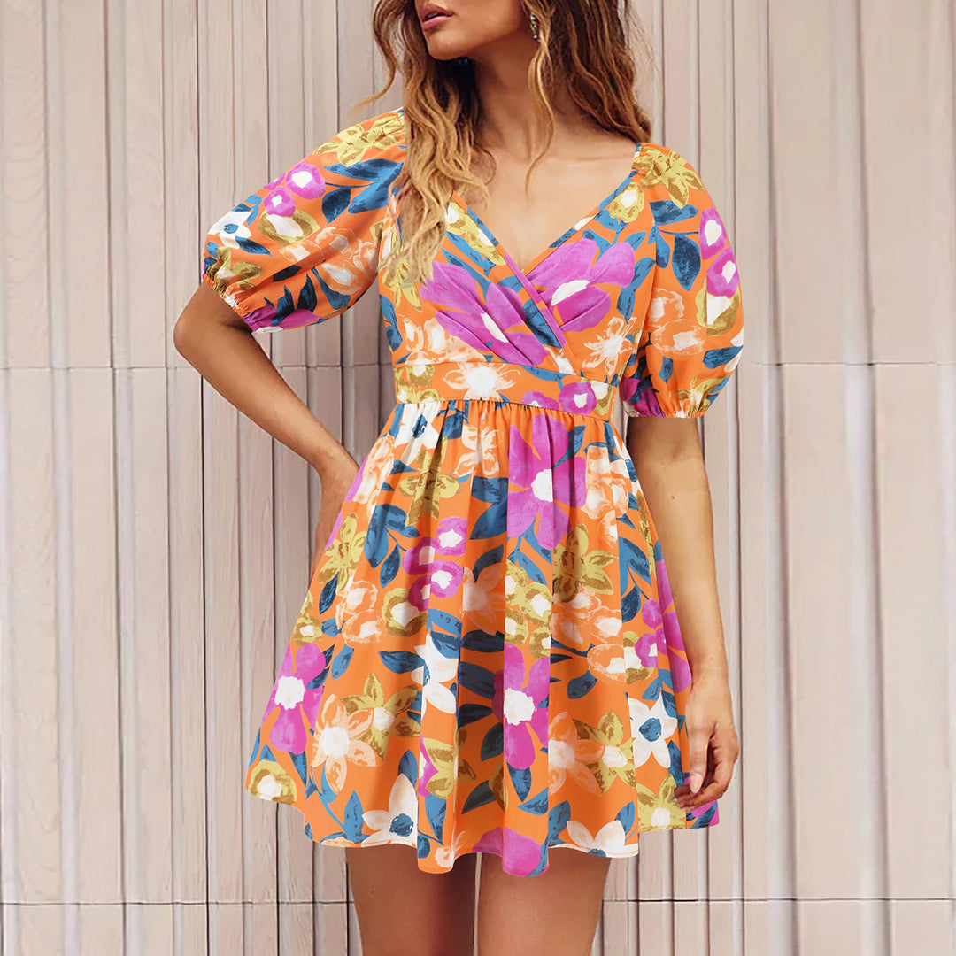 Lucy Parker | Floral V-Neck Summer Dress For Women