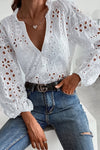 Elise™ | Embroidered Long-Sleeve Blouse