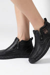 Matteo Ricci | Casual Zip Leather Boots For Men