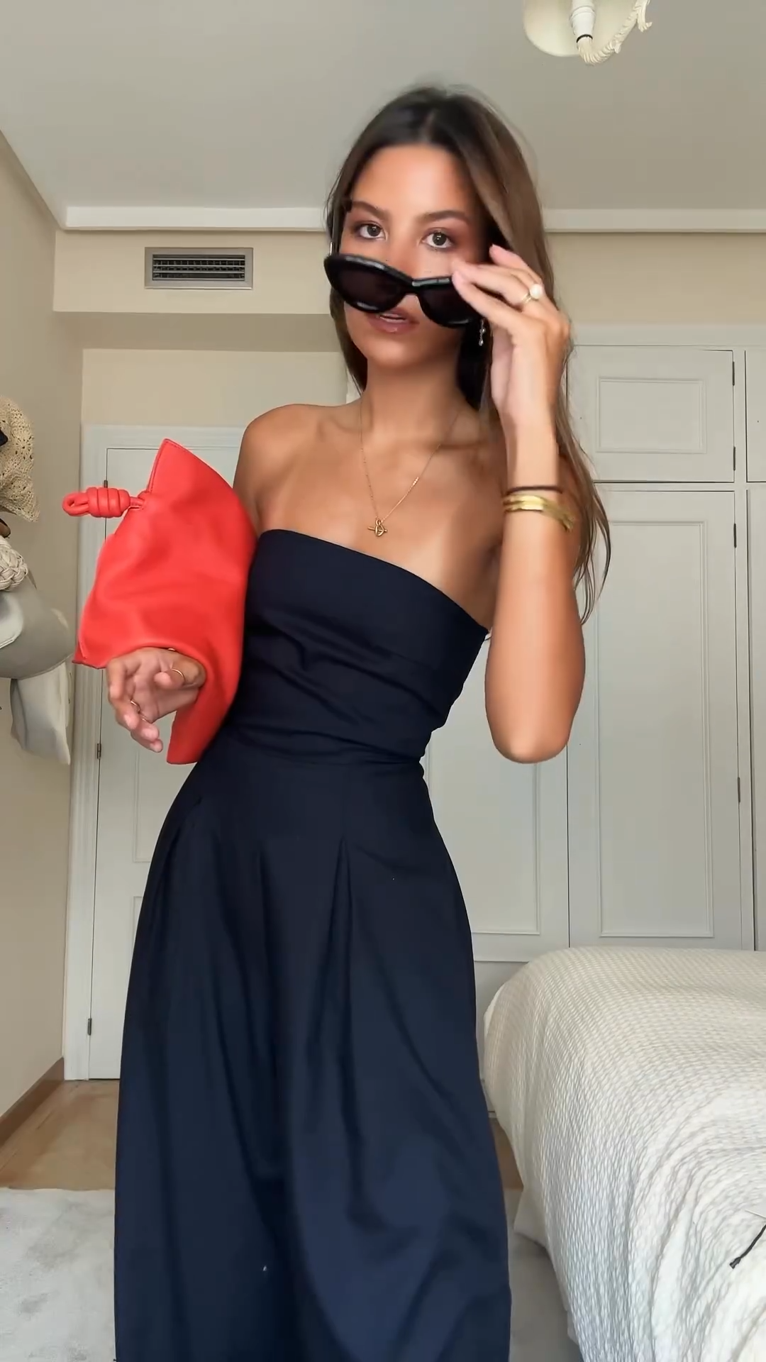Nancy | Women’s Draped Jumpsuit with Waist Definition