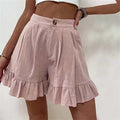 Donna | Women’s Breezy Shorts with Ruffle Hem