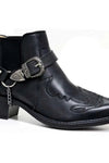 Dylan Reid | Buckle Strap Ankle Boots For Men