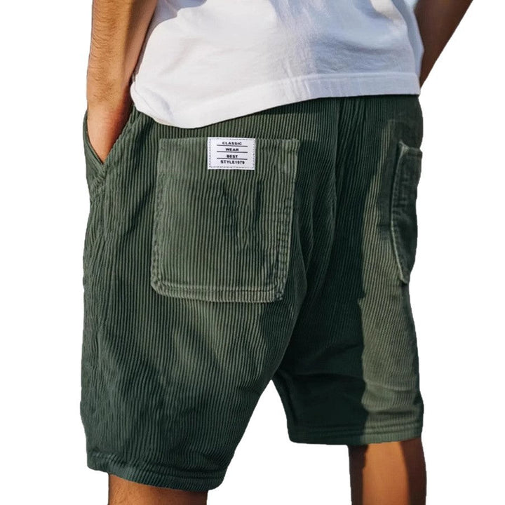 Callan Ridgeway | Corduroy Multi-Pocket Shorts For Men