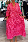 Amira | Women’s V-neck Printed Loose Dress with Confidence