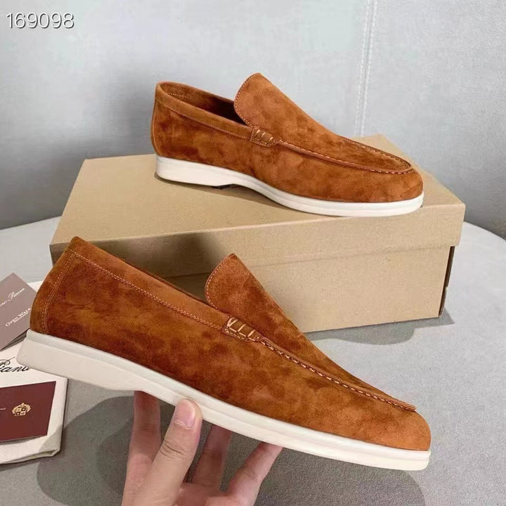 Isaac Rowley | Suede Loafers For Men