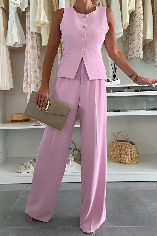 Maribel | Women’s Co-ord Set with Draped Top