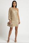 Aurélie Fontaine | Adalyn Sequin Party Dress with Radiant Glamour For Women