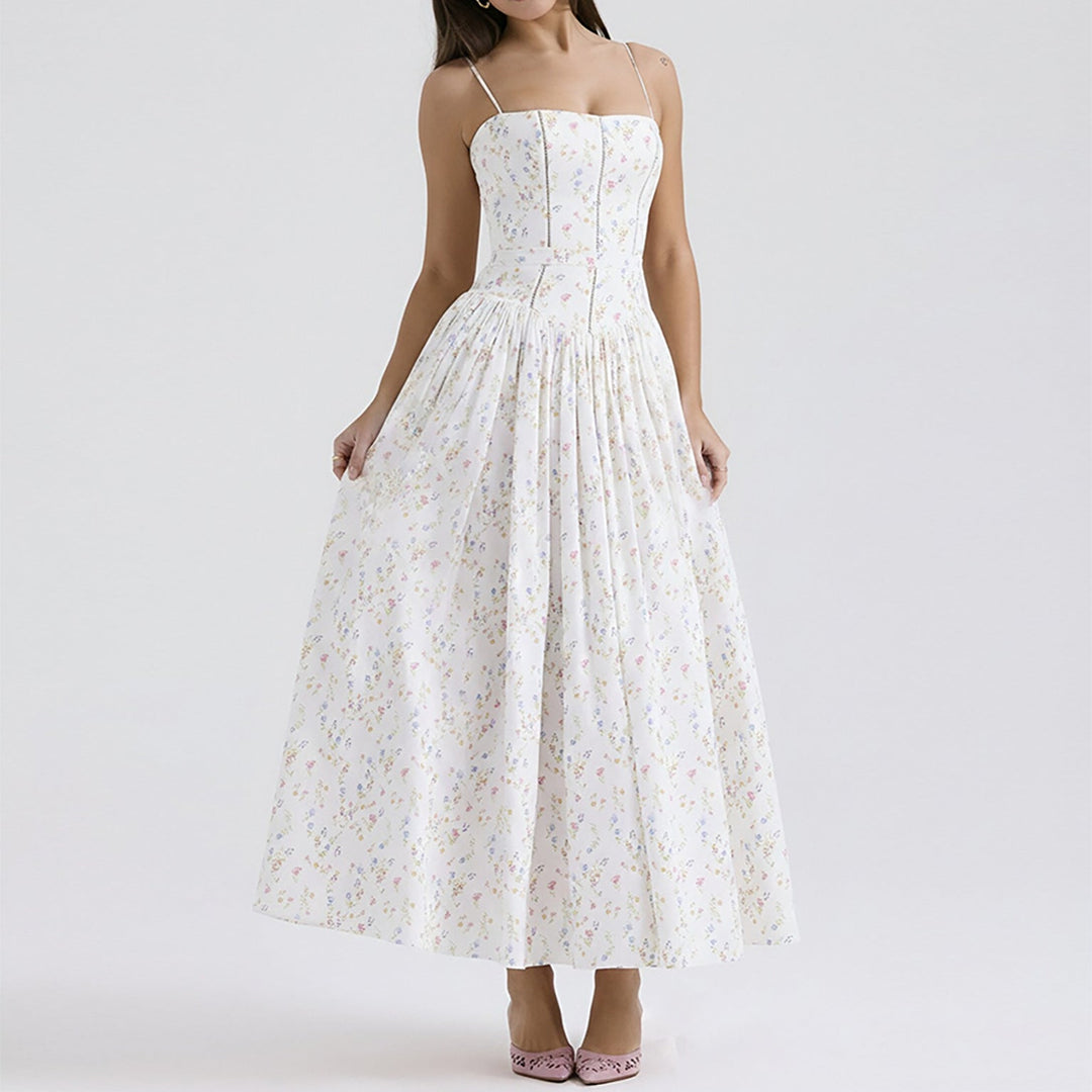 Phoebe Hughes | Floral Print Maxi Dress For Women