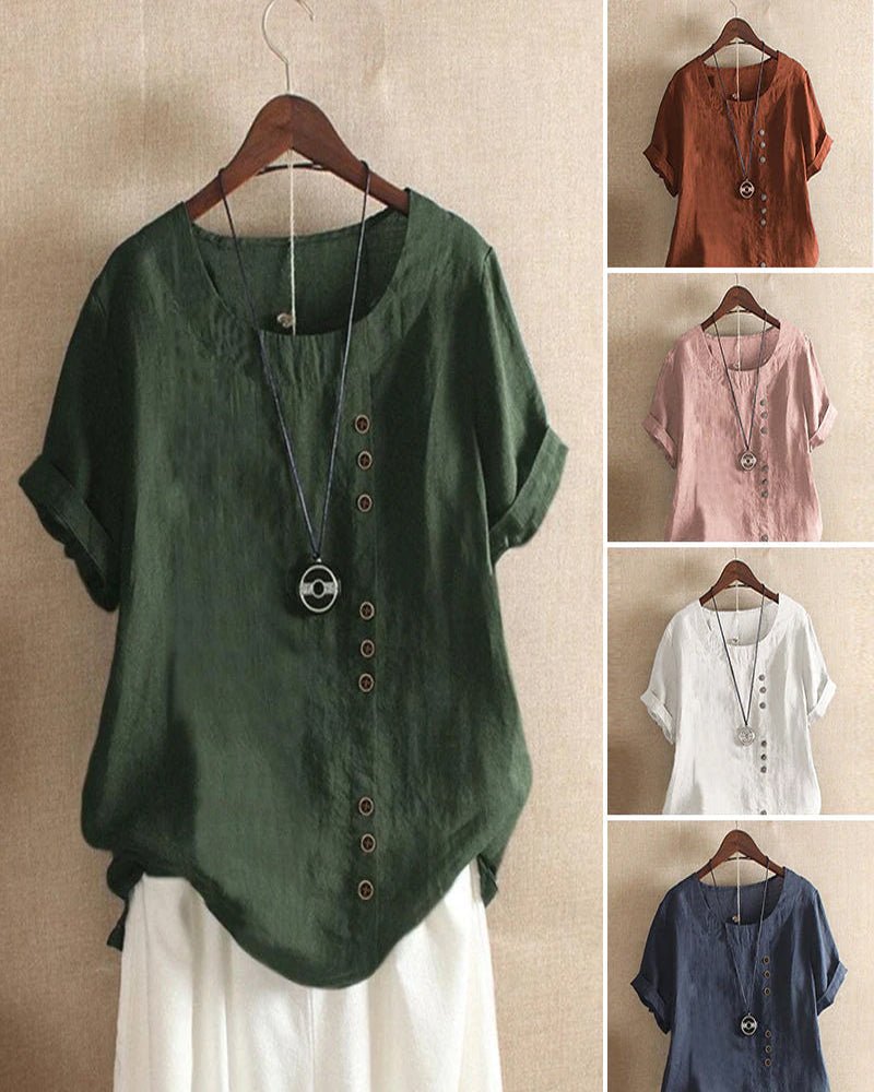 Hana | Women’s Top with Button Front